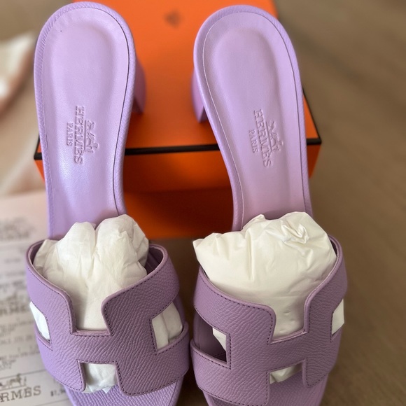 **NWT** HERMES Oasis in Epsom Violet Amethyste. - RARE - Picture 3 of 5